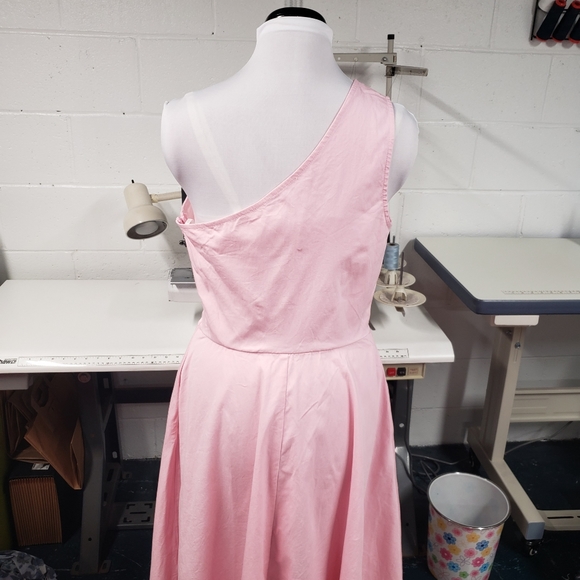 Vivacious Vixen Apparel Sample Size Medium One Shoulder Dress in Pink - Picture 3 of 3